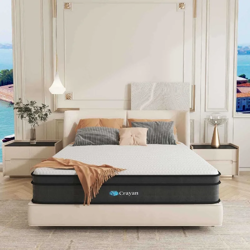 Polyester - foam mattresses for budget - friendly optionsFull Mattress, 10 Inch Memory Foam Mattress, Hybrid Mattress in a Box with Individual Pocket Spring for Motion Isolation & Sleep Polyester - foam mattresses for budget - friendly optionsFull Mattress, 10 Inch Memory Foam Mattress, Hybrid Mattress in a Box with Individual Pocket Spring for Motion Isolation & Sleep