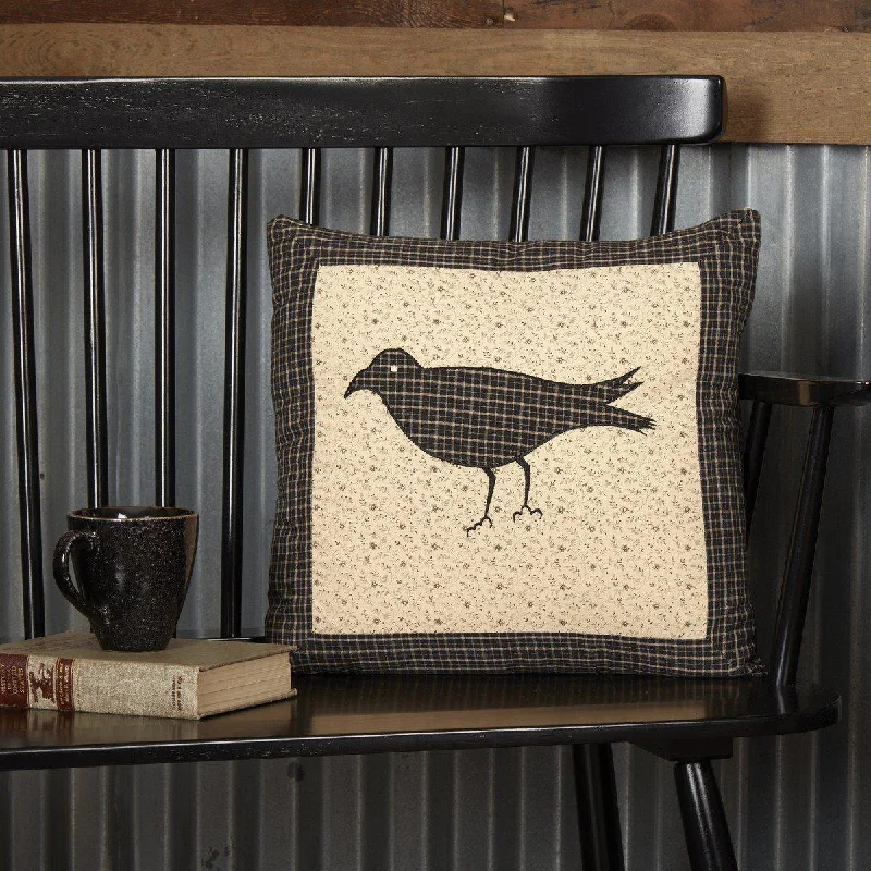 Velvet Pillows for a Touch of EleganceKettlehurst Crow Pillow 16"