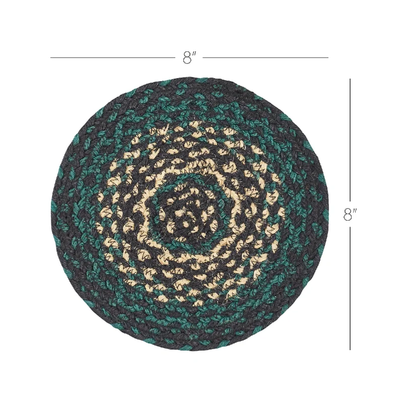 Checkered bed skirts for a classic patternPine Grove Jute Trivet 8