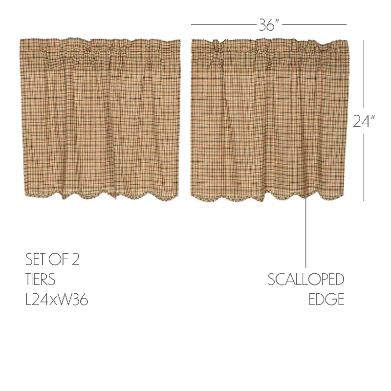 Bed skirts with a football - team - colored patternMillsboro Tier Scalloped Set of 2 L24xW36 Bed skirts with a football - team - colored patternMillsboro Tier Scalloped Set of 2 L24xW36