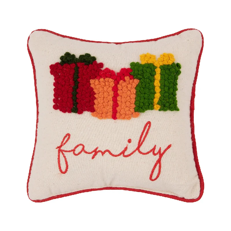 Cotton Pillows for Natural ComfortFamily Presents Mini Pillow