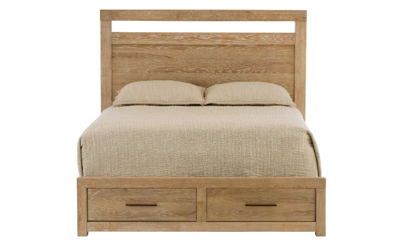 Hybrid mattresses combining foam and innerspring technologyModern Loft Panel Storage Bed