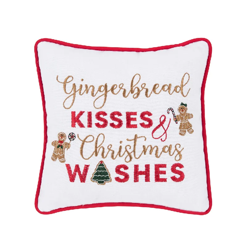 Decorative Pillows for Living Room MakeoverGingerbread Kisses Mini Pillow