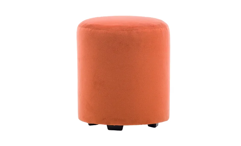 Gel - infused memory foam mattresses for cooler sleepRound Pouf