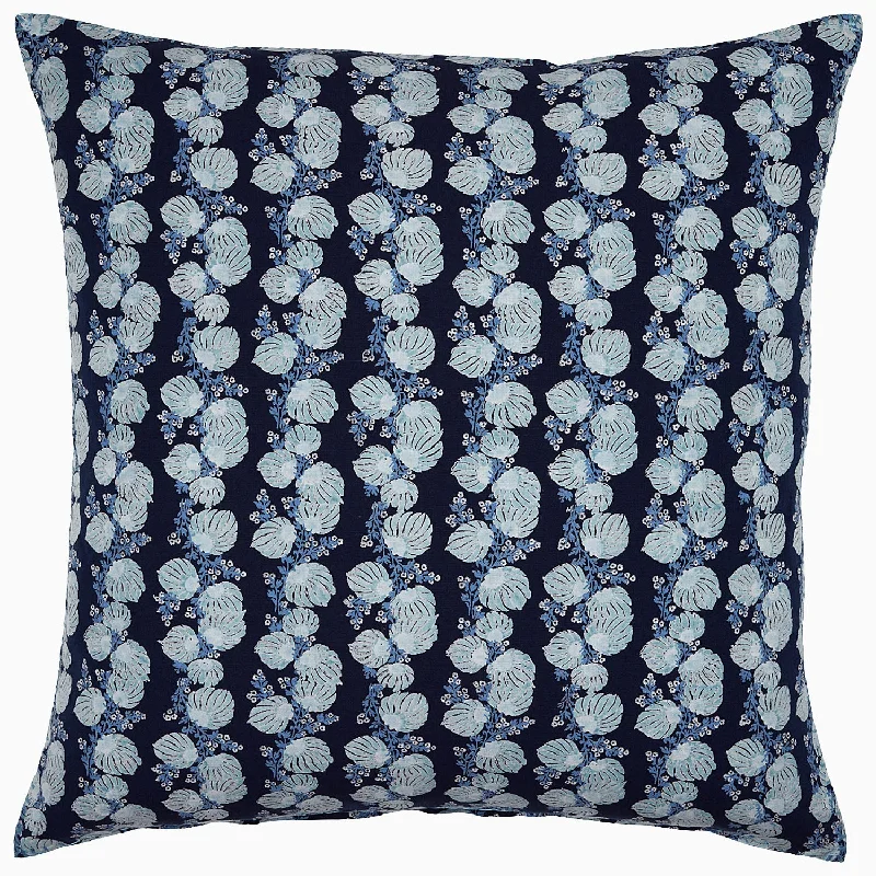 Cotton Pillows for Natural ComfortMahin Indigo Euro