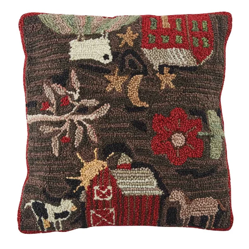 Adjustable Pillows for Customized ComfortFarm Life Hooked Pillow