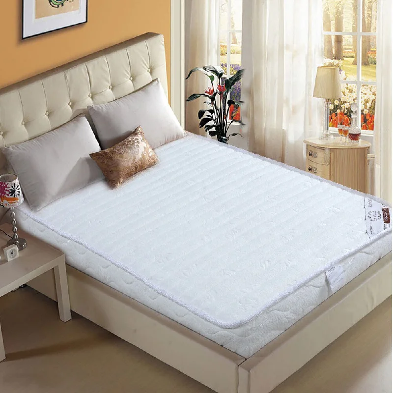 Bamboo - charcoal infused mattresses for odor absorptionInnerspring Folding California King-size Mattress - White Bamboo - charcoal infused mattresses for odor absorptionInnerspring Folding California King-size Mattress - White