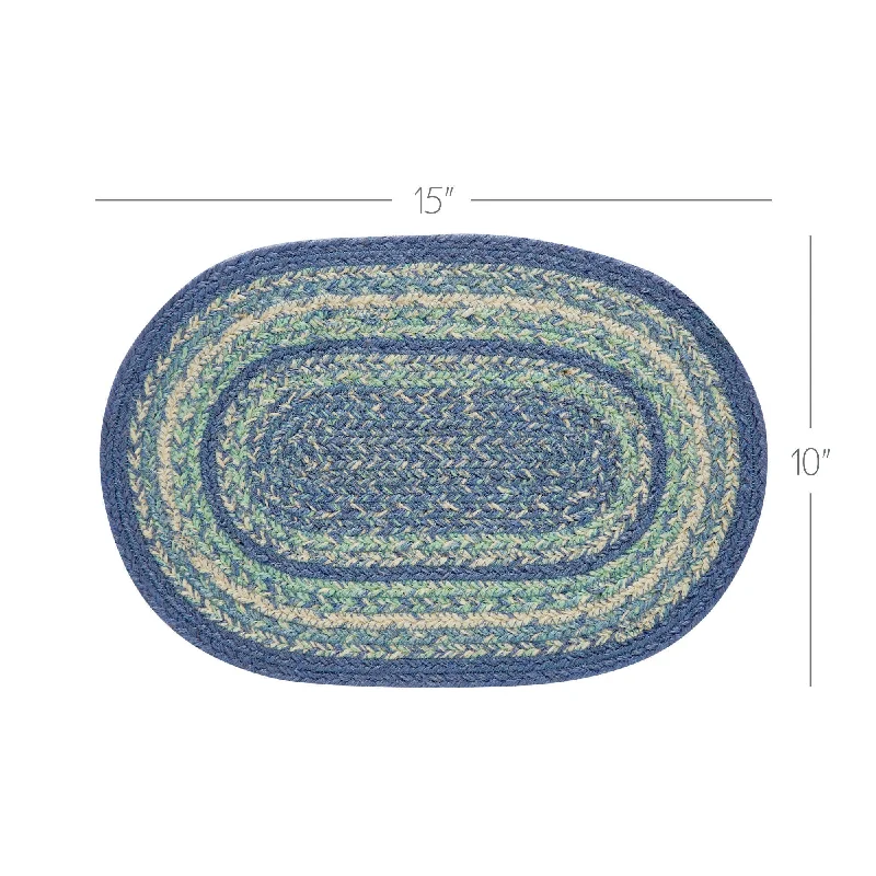 Cotton bed skirts for a soft and breathable lookJolie Jute Oval Placemat 10x15