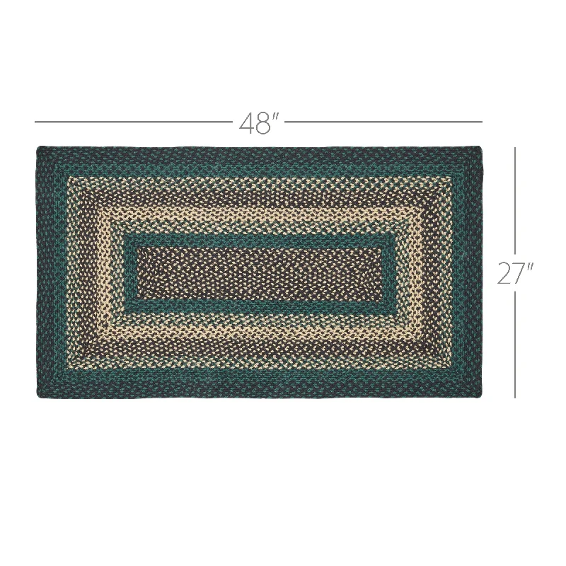 Bed skirts with a ruffled tiered designPine Grove Jute Rug Rect w/ Pad 27x48