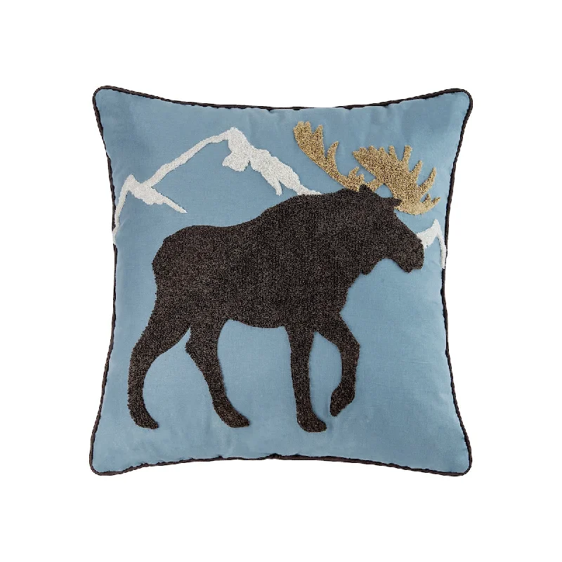 Round Pillows for Boho-Style InteriorsMoose Mountain Pillow