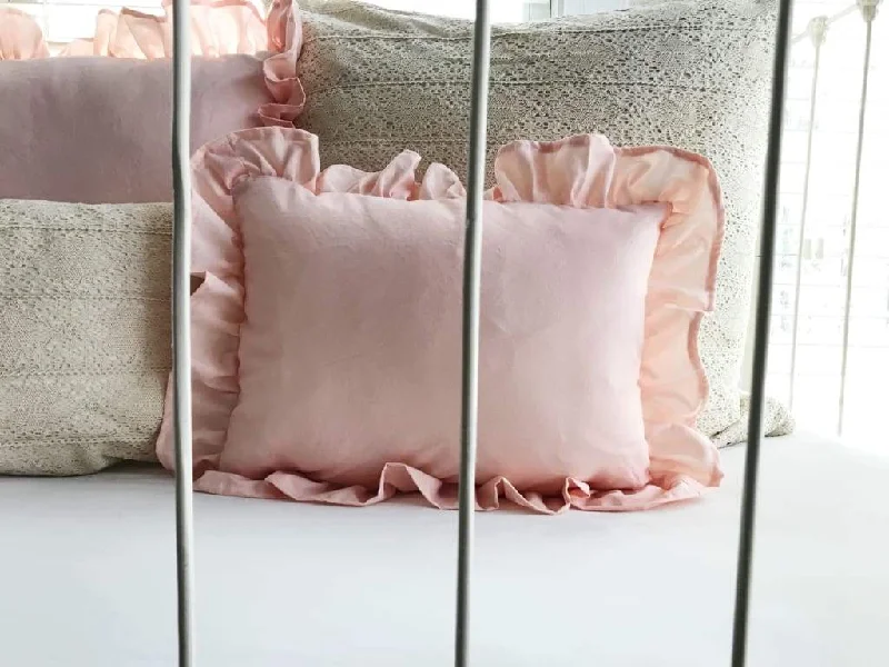 Travel Pillows for Long JourneysBallet Slipper Ruffled Crib Pillow