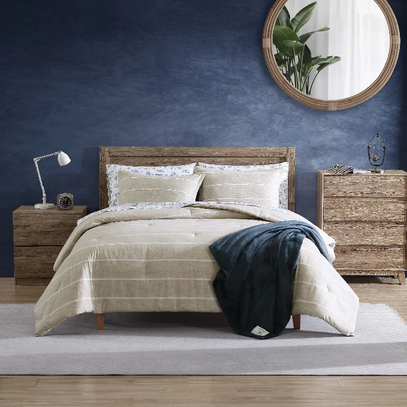 Synthetic - filled comforters like polyester for affordability and hypoallergenic propertiesNautica Guard Coast Cotton Flannel Beige Reversible Comforter Set Synthetic - filled comforters like polyester for affordability and hypoallergenic propertiesNautica Guard Coast Cotton Flannel Beige Reversible Comforter Set