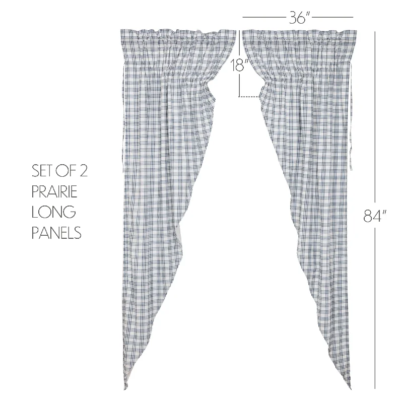 Queen - size bed skirts with ruffled edgesSawyer Mill Blue Plaid Prairie Long Panel Set of 2 84x36x18 Queen - size bed skirts with ruffled edgesSawyer Mill Blue Plaid Prairie Long Panel Set of 2 84x36x18