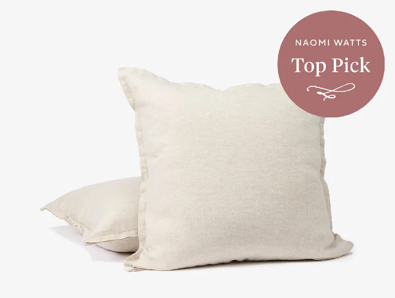 Orthopedic Pillows for Back Pain ReliefOrganic Relaxed Linen Decorative Pillow Cover