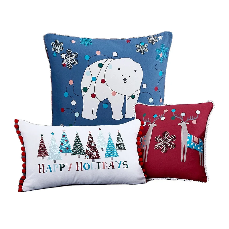 Cooling Pillows for Hot SleepersWinter Wonderland 3-Piece Throw Pillow Set