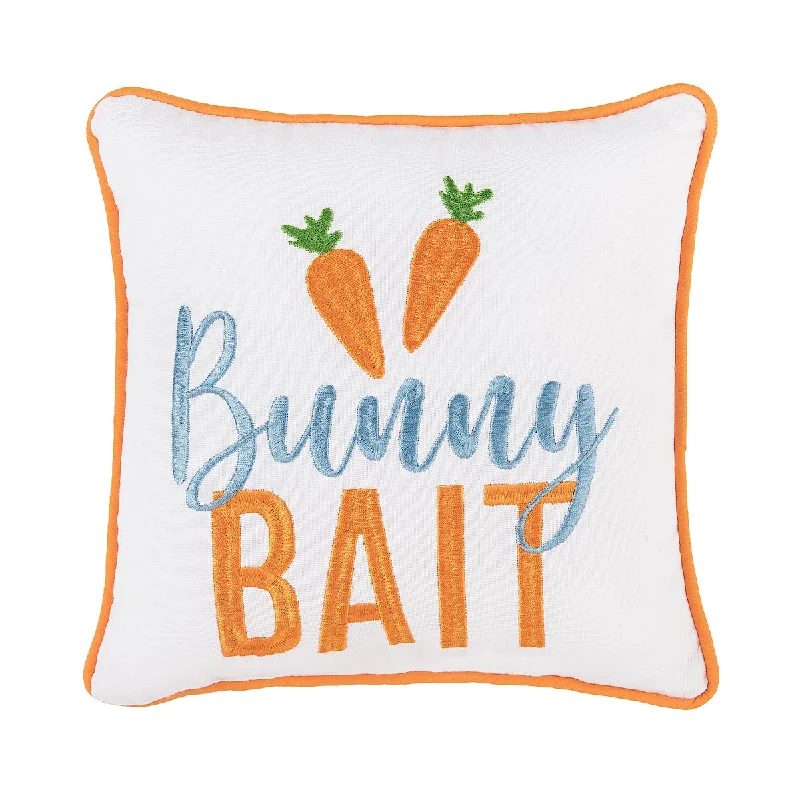 Round Pillows for Boho-Style InteriorsBunny Bait Mini Pillow
