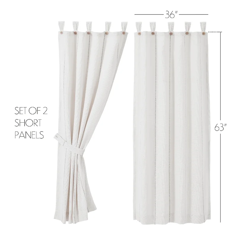 King - size bed skirts in solid colorsStitched Burlap White Short Panel Set of 2 63x36