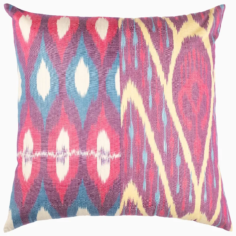 Lumbar Support Pillows for Car SeatsDiamond Octagon Ikat Pillow