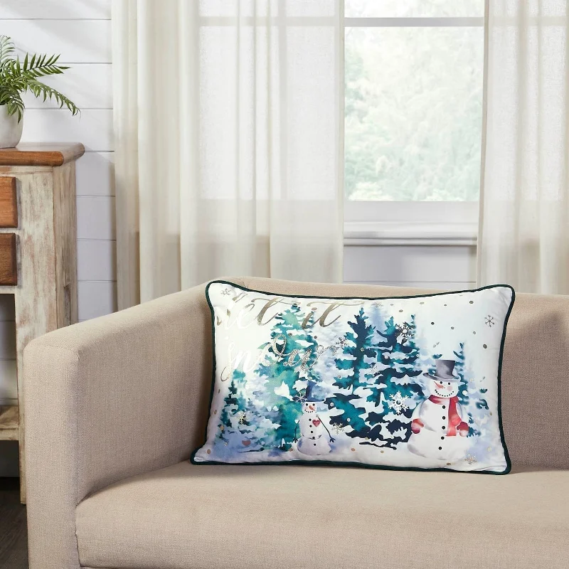 Hypoallergenic Pillows for Allergy SufferersLet It Snow Pillow