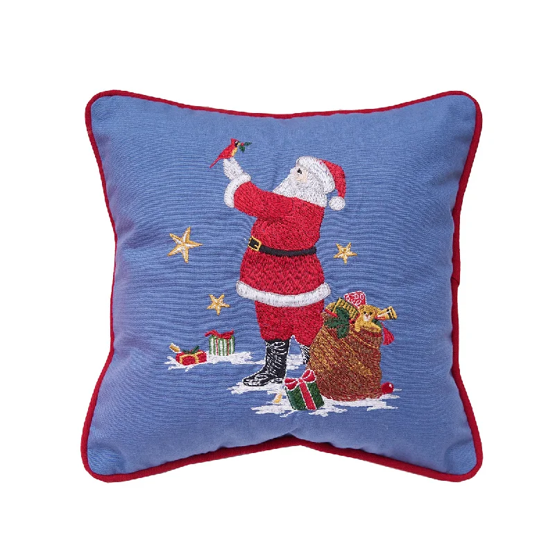 Velvet Pillows for a Touch of EleganceSanta and Cardinal Mini Pillow
