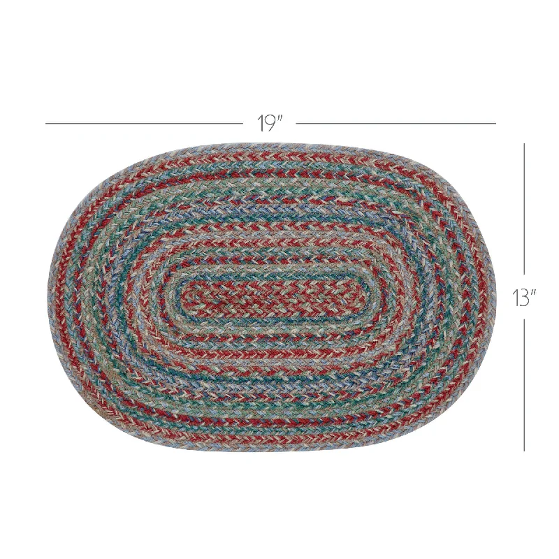 Polyester bed skirts for easy care and durabilityMulti Jute Oval Placemat 13x19