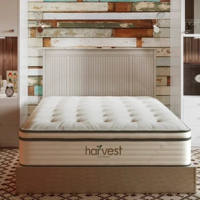 Memory foam mattresses for pressure relief and contouringHarvest Green Pillow Top Natural Latex 13" Mattress Memory foam mattresses for pressure relief and contouringHarvest Green Pillow Top Natural Latex 13" Mattress