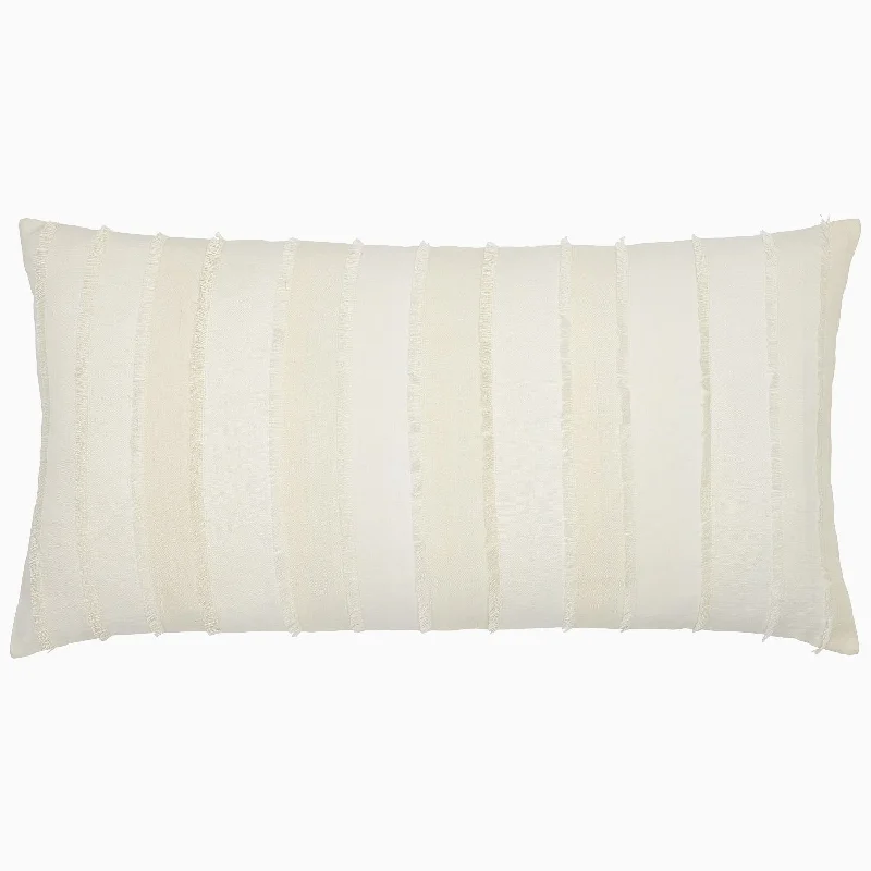 Memory Foam Pillows for Neck SupportFringed White Bolster
