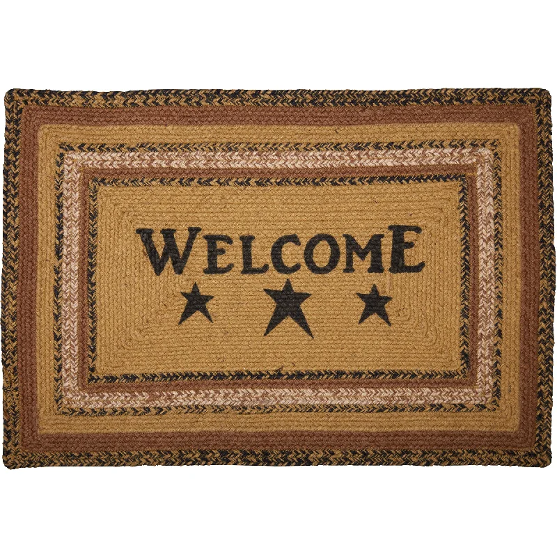 Bed skirts with a ruffled tiered designKettle Grove Jute Rug Rect Stencil Welcome w/ Pad 20x30 Bed skirts with a ruffled tiered designKettle Grove Jute Rug Rect Stencil Welcome w/ Pad 20x30