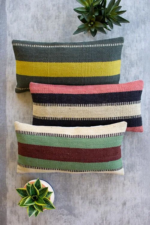Cooling Pillows for Hot SleepersKalalou NSSD1015 Jute Lumbar Pillows Set Of 3