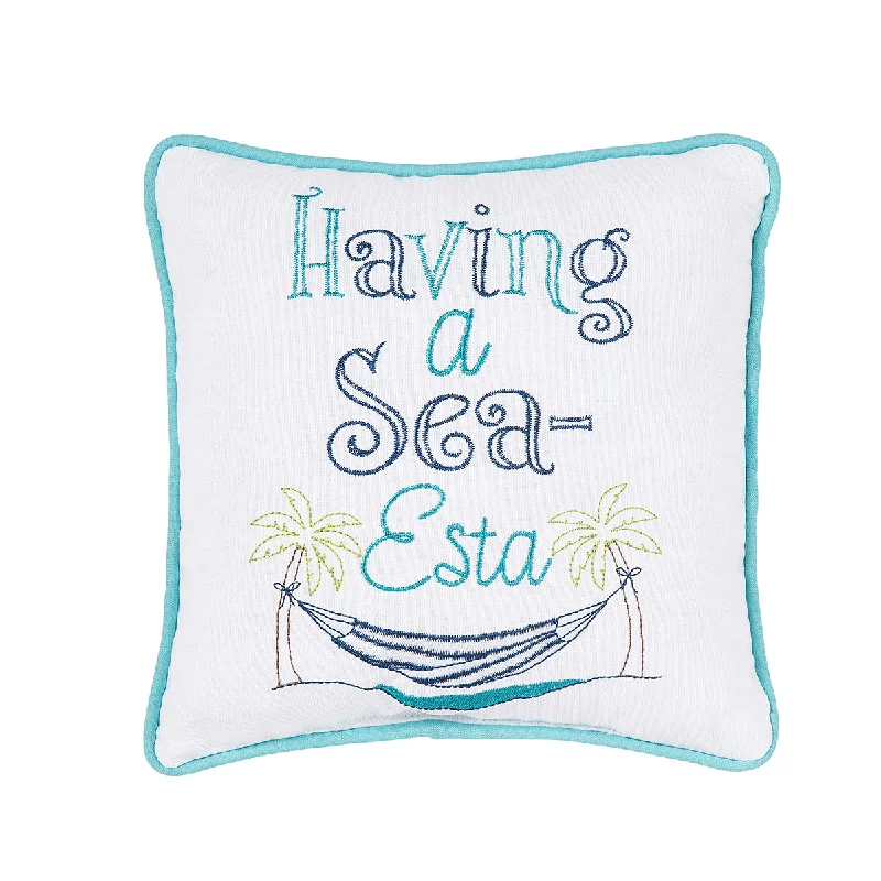 Plush Pillows for a Cozy BedHave A Sea-Esta Mini Pillow