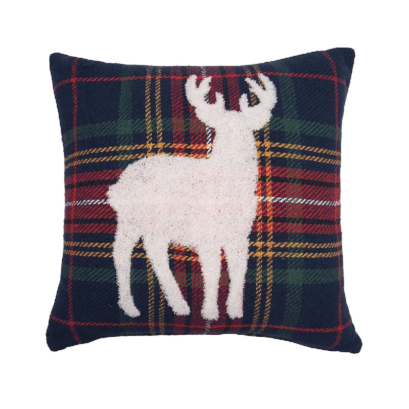 Velvet Pillows for a Touch of EleganceBlue Lennox Deer Pillow