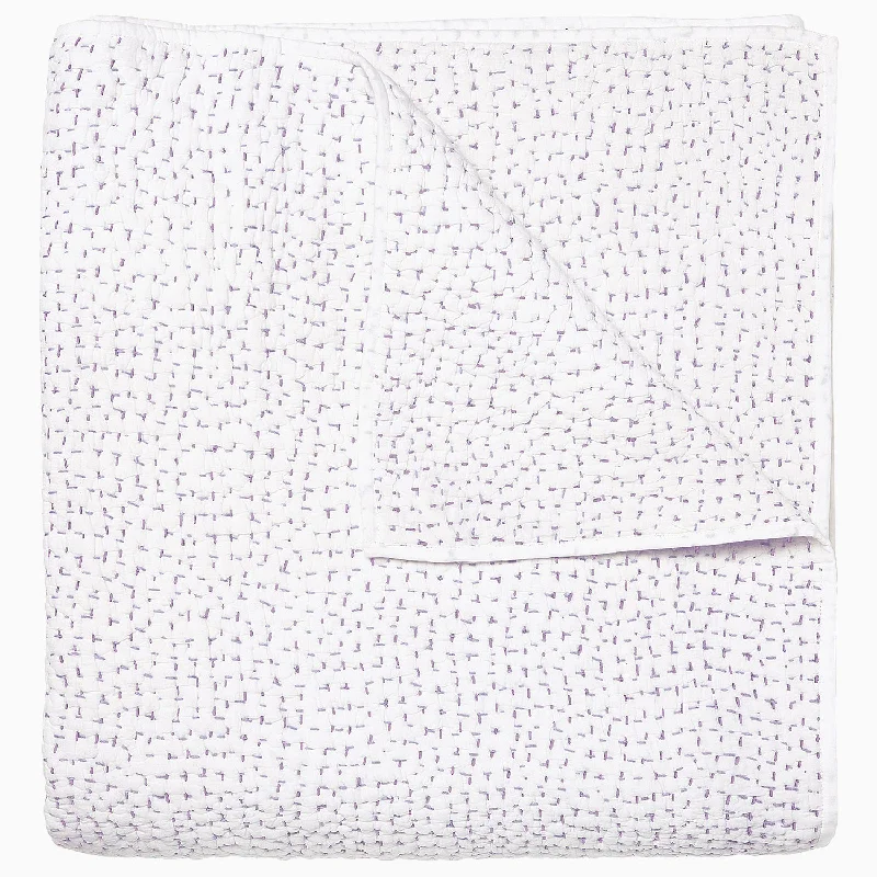 Firm Pillows for Side SleepersOrganic Hand Stitched Lavender Quilt
