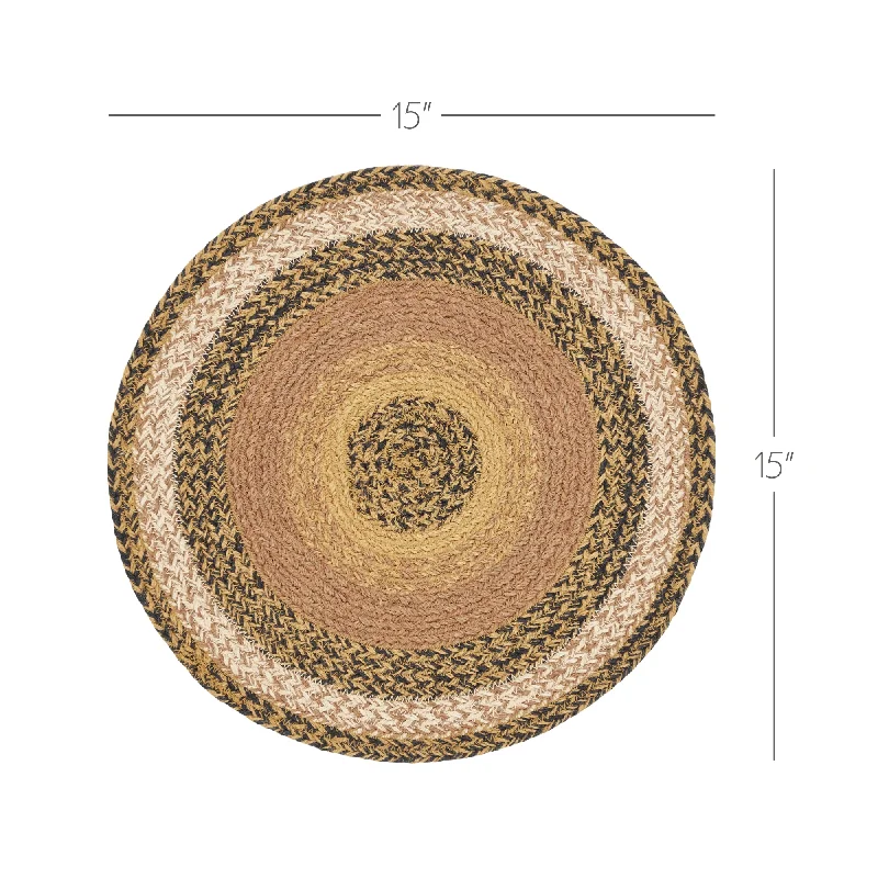 Bed skirts with a metallic thread for a touch of glamourKettle Grove Jute Trivet 15