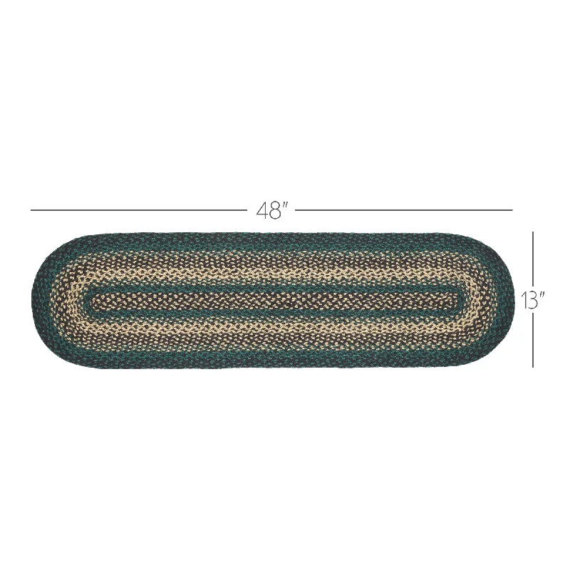Bed skirts with a metallic thread for a touch of glamourPine Grove Jute Oval Runner 13x48 Bed skirts with a metallic thread for a touch of glamourPine Grove Jute Oval Runner 13x48
