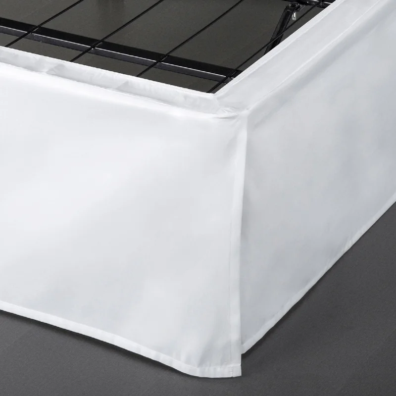Queen - size bed skirts with ruffled edgesPriage by ZINUS SmartBase® 18 Inch Bed Skirt Queen - size bed skirts with ruffled edgesPriage by ZINUS SmartBase® 18 Inch Bed Skirt