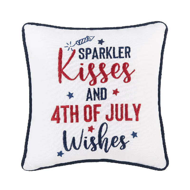 Plush Pillows for a Cozy BedSparkler Kisses Mini Pillow