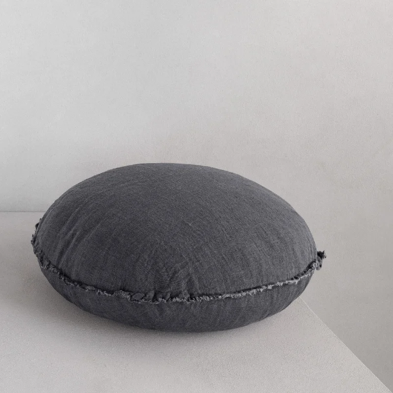 Decorative Pillows for Living Room MakeoverFlocca Macaron Linen Pillow - Tempest