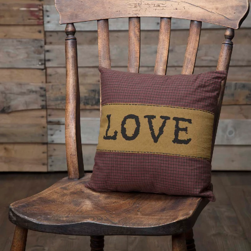 Travel Pillows for Long JourneysHeritage Farms "Love" Pillow 12 inch
