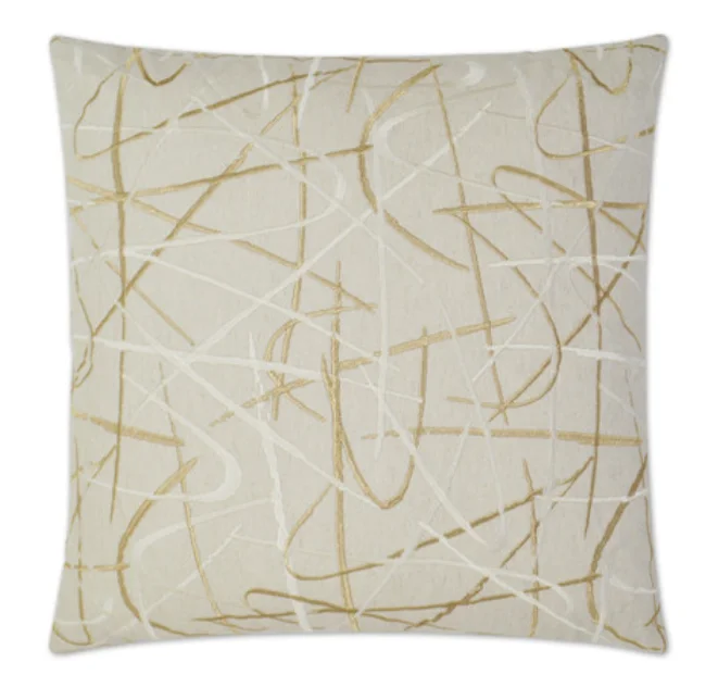 Back Support Pillows for Office ChairsScribble Gold Pillow