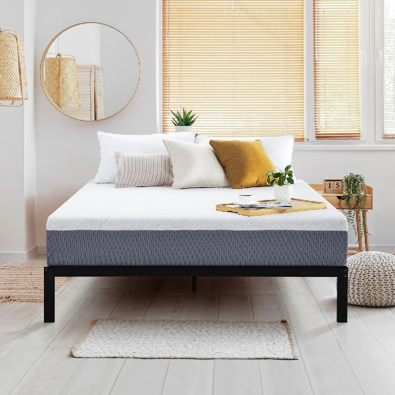 King - size mattresses for spacious master bedroomsSleeplanner 10 inch Comfort Gel Memory Foam Mattress, Gray King - size mattresses for spacious master bedroomsSleeplanner 10 inch Comfort Gel Memory Foam Mattress, Gray