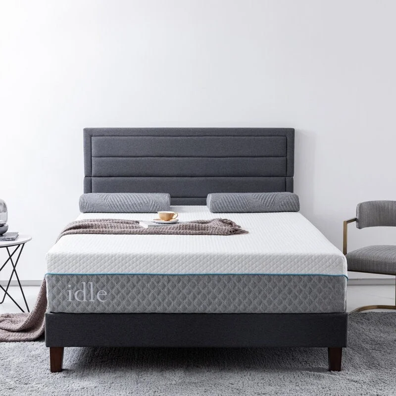 Latex mattresses with natural bounce and breathabilityIdle 12" Medium Gel Memory Foam Mattress Latex mattresses with natural bounce and breathabilityIdle 12" Medium Gel Memory Foam Mattress