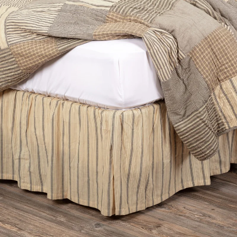 Bed skirts with a tie - back design for adjustabilitySawyer Mill Bed Skirt