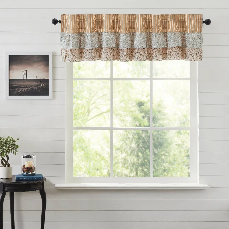 Bed skirts in neutral colors for easy pairingKaila Ticking Gold Ruffled Valance 16x72 Bed skirts in neutral colors for easy pairingKaila Ticking Gold Ruffled Valance 16x72