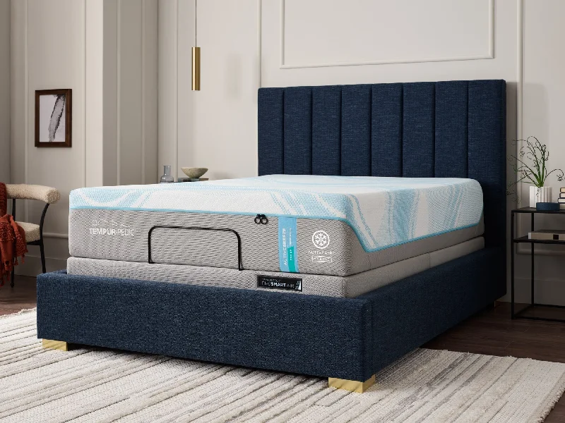 Hybrid mattresses combining foam and innerspring technologyTempur-Pedic Active Breeze Mattress and Adjustable Base Hybrid mattresses combining foam and innerspring technologyTempur-Pedic Active Breeze Mattress and Adjustable Base