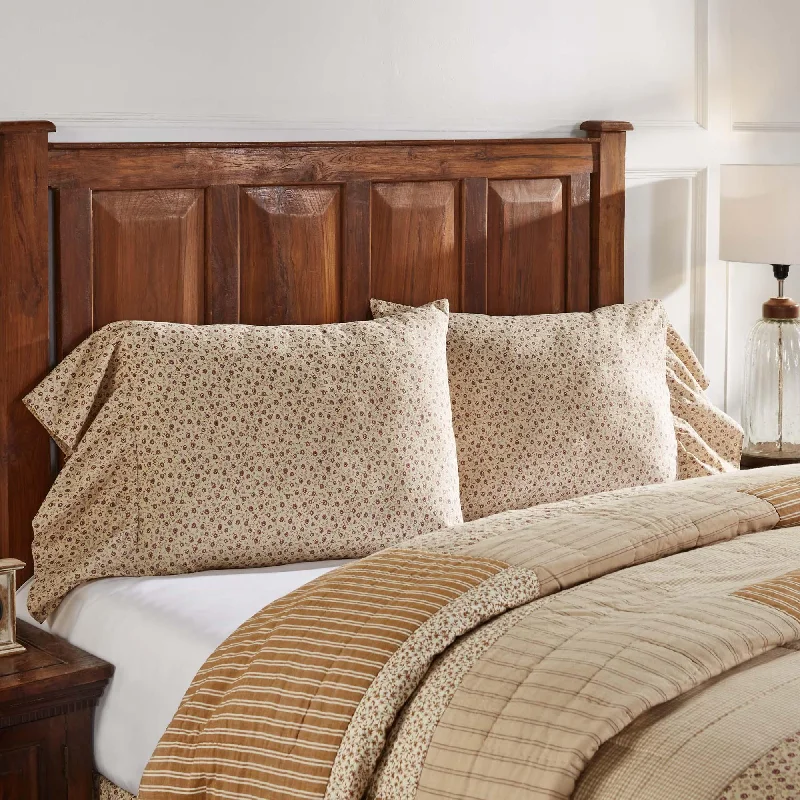 Feather Pillows for a Luxurious SleepCamilia Ruffled Standard Pillow Case Set of 2 21x26+8 VHC Brands