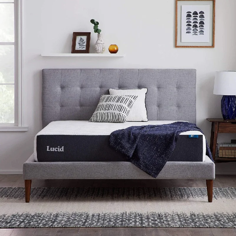 Gel - infused memory foam mattresses for cooler sleep10 Inch Memory Foam Mattress - Medium Feel - Bamboo Charcoal and Gel Infusion - Hypoallergenic - Bed in a Box - Twin XL Size Gel - infused memory foam mattresses for cooler sleep10 Inch Memory Foam Mattress - Medium Feel - Bamboo Charcoal and Gel Infusion - Hypoallergenic - Bed in a Box - Twin XL Size