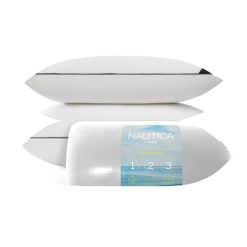 Memory Foam Pillows for Neck SupportNautica Home Extra Firm Pillow - White