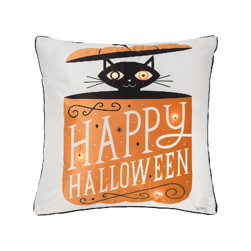 Feather Pillows for a Luxurious SleepFestive Fright Cat LED Pillow