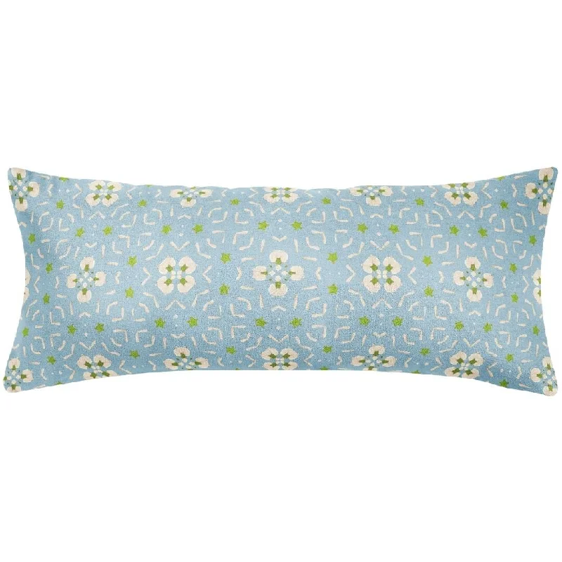 Back Support Pillows for Office ChairsDorset Garden Blue 14x36 Pillow