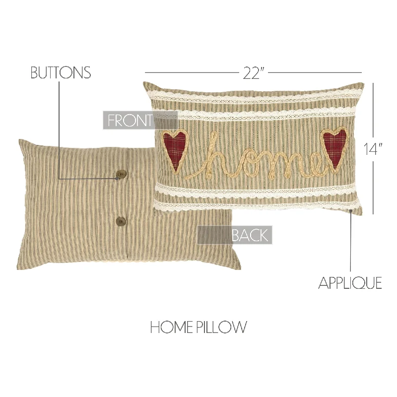 Bed skirts with a high - thread count for a quality feelPrairie Winds Home Pillow 14x22 Bed skirts with a high - thread count for a quality feelPrairie Winds Home Pillow 14x22